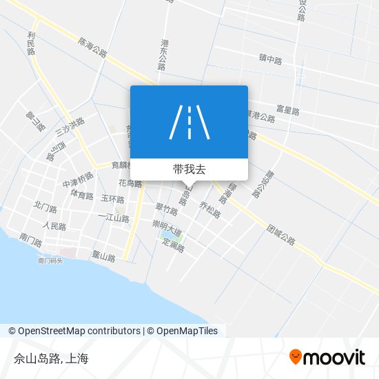 佘山岛路地图