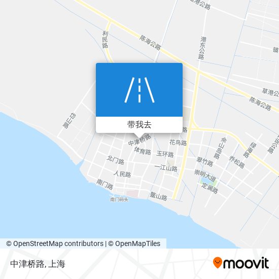中津桥路地图