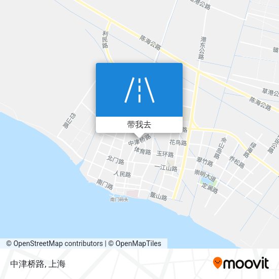 中津桥路地图