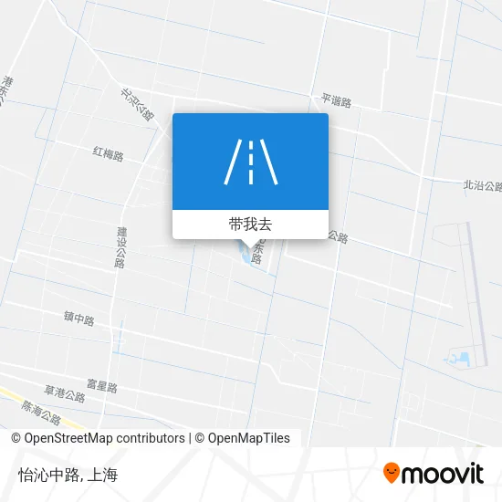 怡沁中路地图