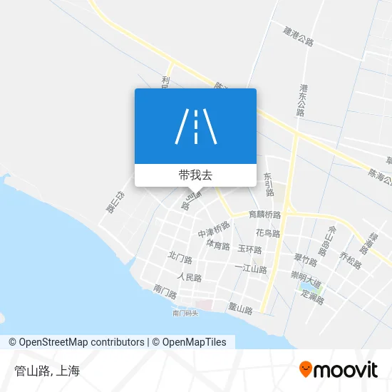 管山路地图