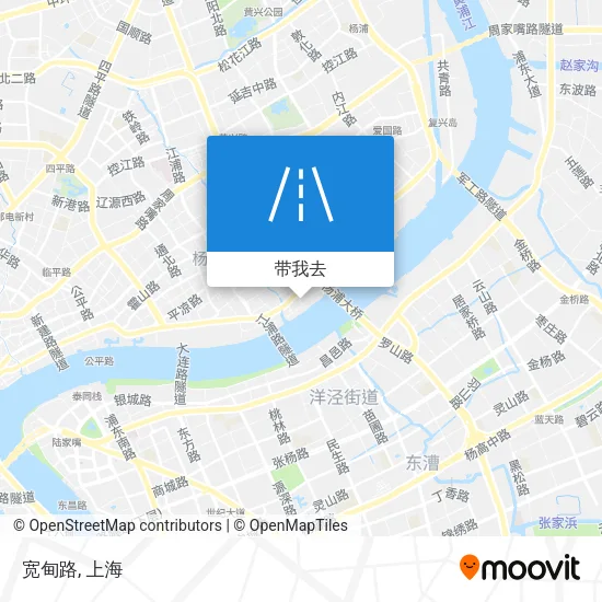 宽甸路地图