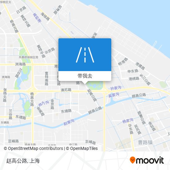 赵高公路地图