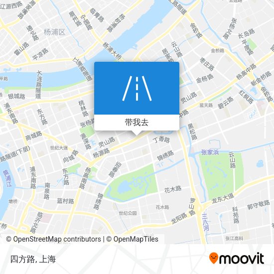 四方路地图