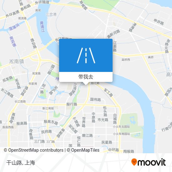 干山路地图