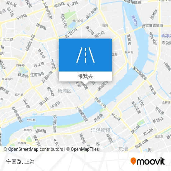 宁国路地图