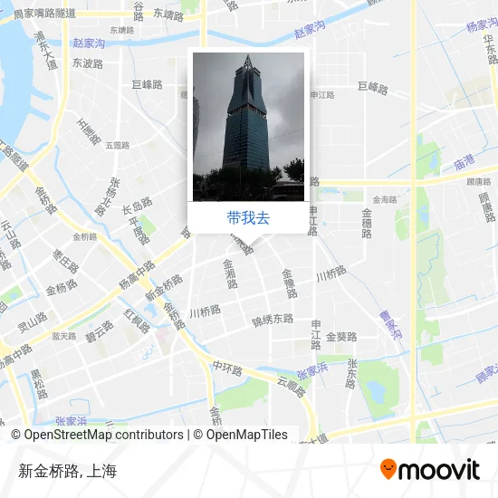 新金桥路地图