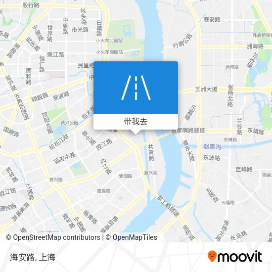 海安路地图
