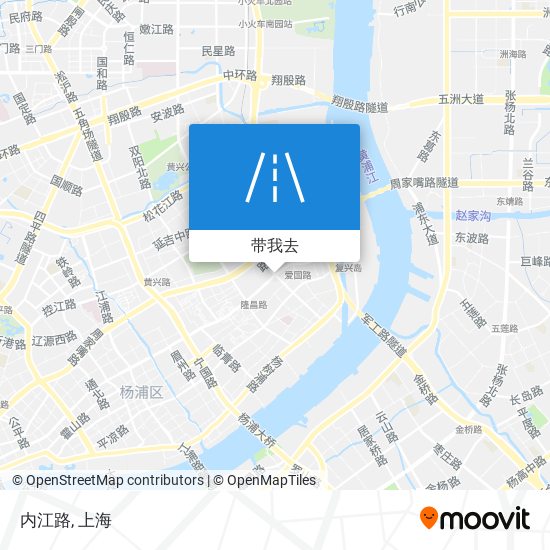 内江路地图
