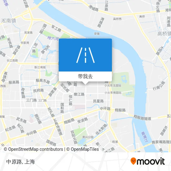 中原路地图