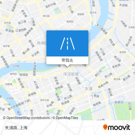 夹浦路地图