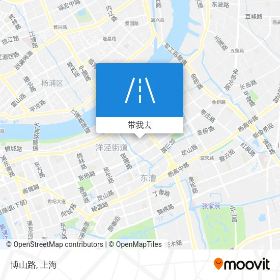 博山路地图