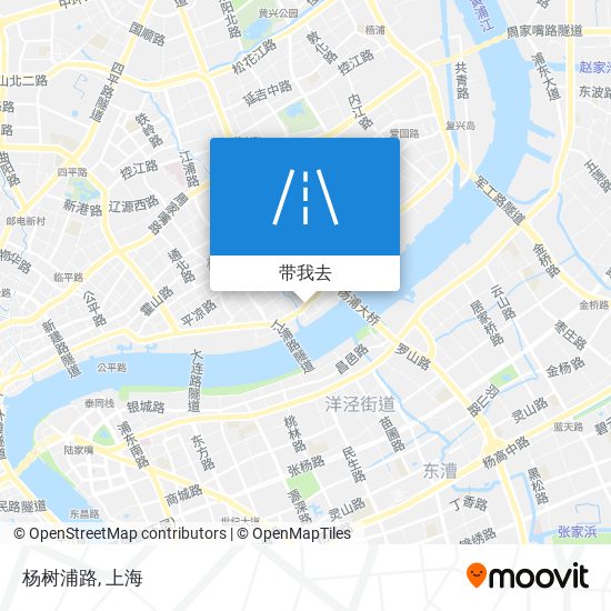 杨树浦路地图