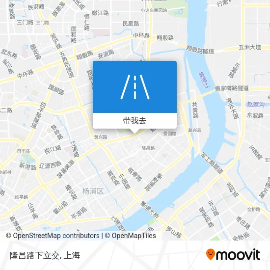 隆昌路下立交地图