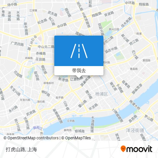 打虎山路地图