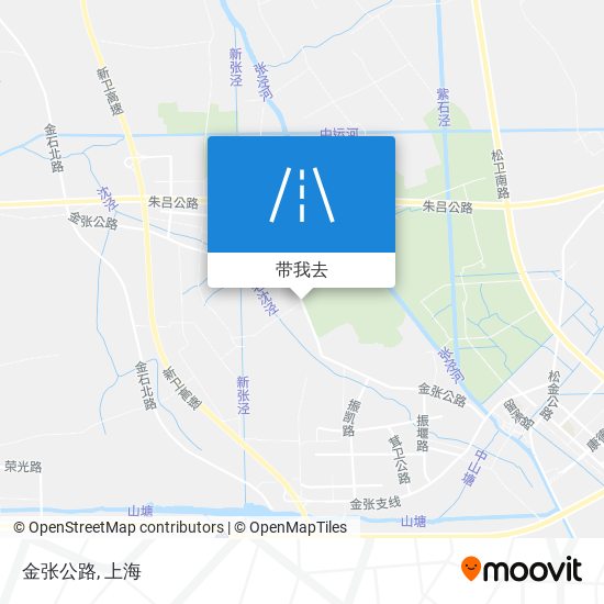 金张公路地图