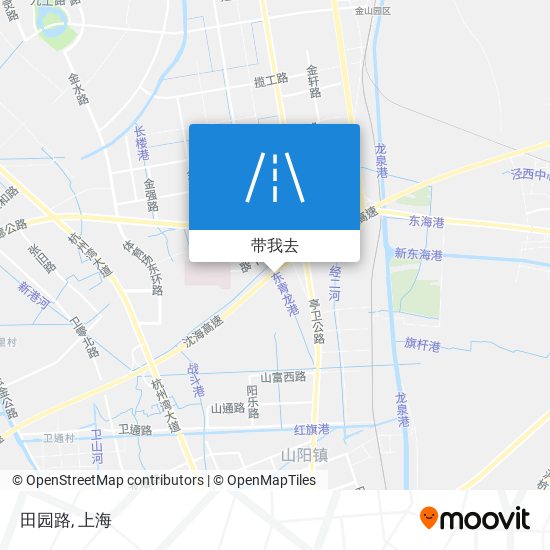 田园路地图