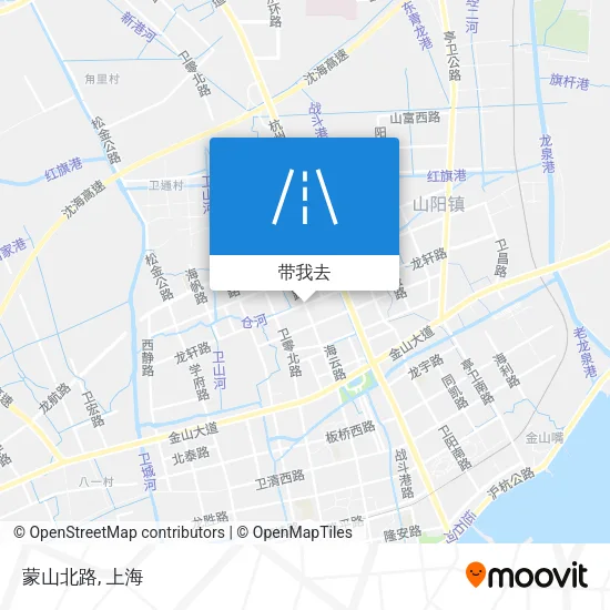 蒙山北路地图