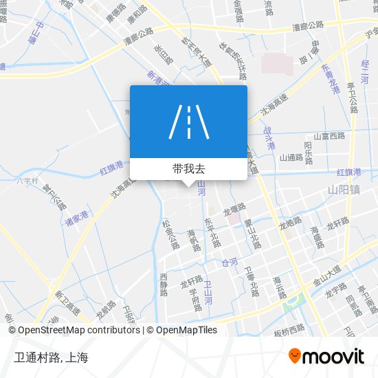 卫通村路地图