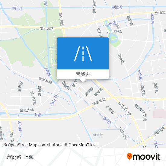 康贤路地图