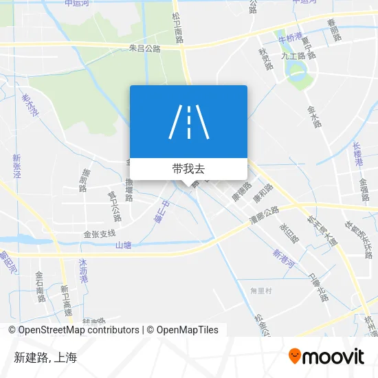 新建路地图