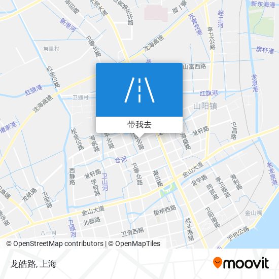 龙皓路地图