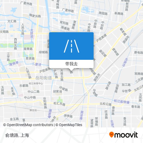 俞塘路地图