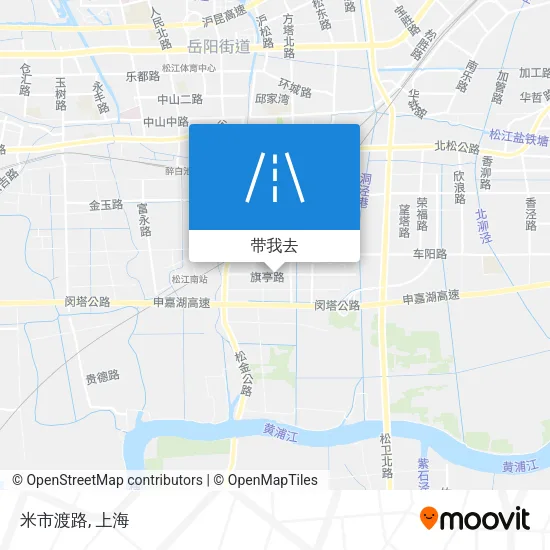 米市渡路地图