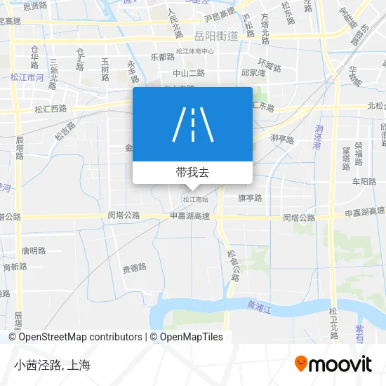 小茜泾路地图
