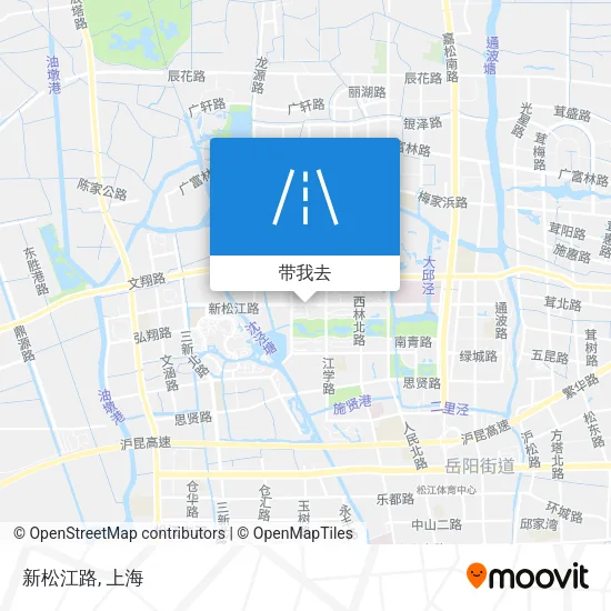 新松江路地图