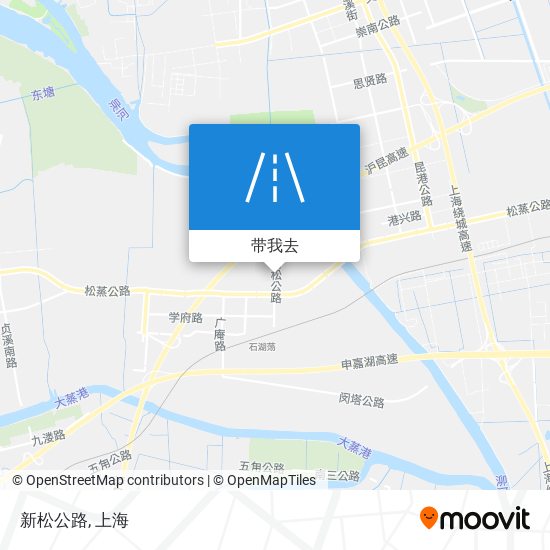 新松公路地图