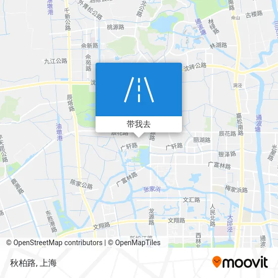 秋柏路地图