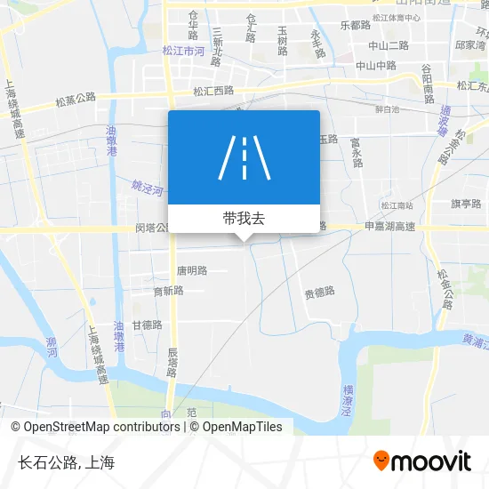 长石公路地图