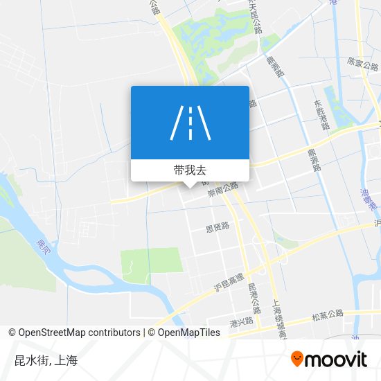 昆水街地图