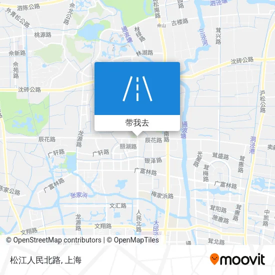 松江人民北路地图