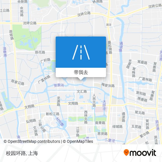 校园环路地图