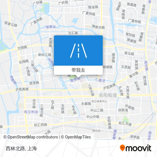 西林北路地图