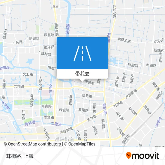 茸梅路地图