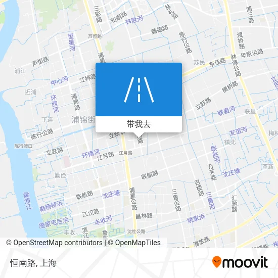 恒南路地图