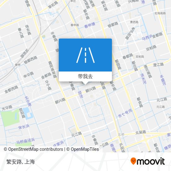 繁安路地图