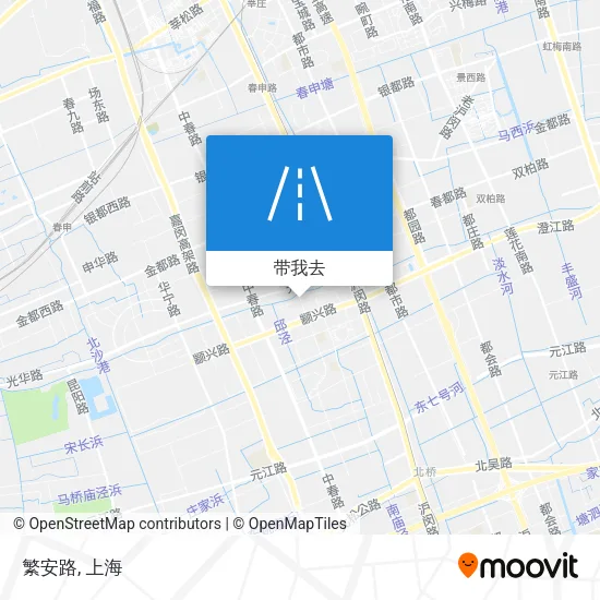 繁安路地图