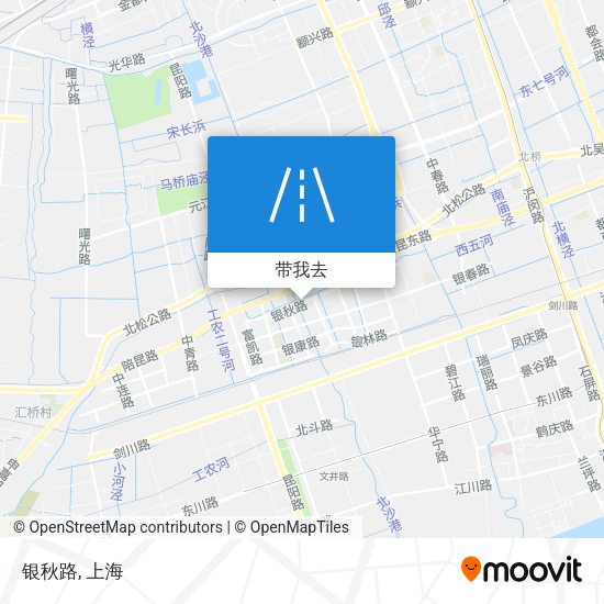 银秋路地图