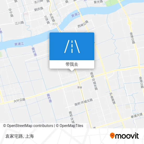 袁家宅路地图