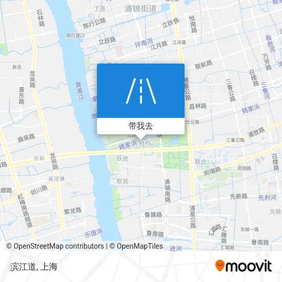 滨江道地图
