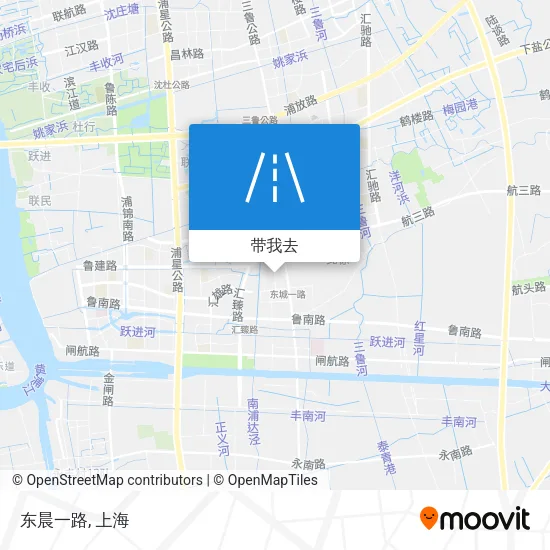 东晨一路地图