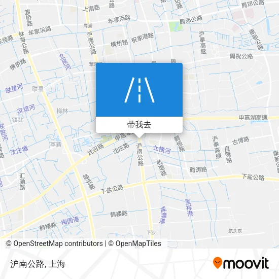 沪南公路地图