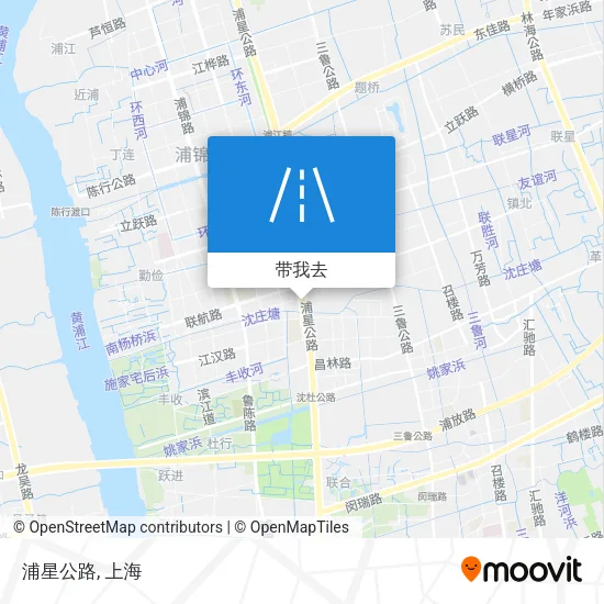 浦星公路地图