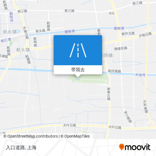 入口道路地图