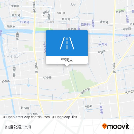 沿浦公路地图