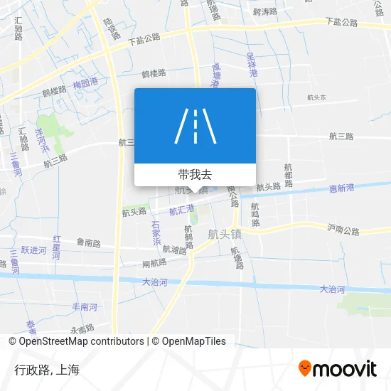 行政路地图